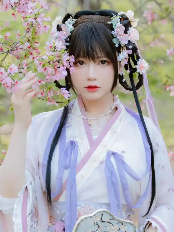 W203 Nyako喵子 樱花汉服 花神祈愿 [52P-241.5MB]